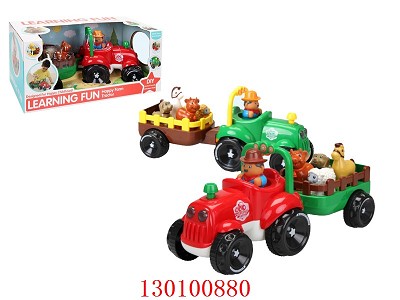 B/O Farm Tractor with Light and Sounds,requires 3*AA,but not included